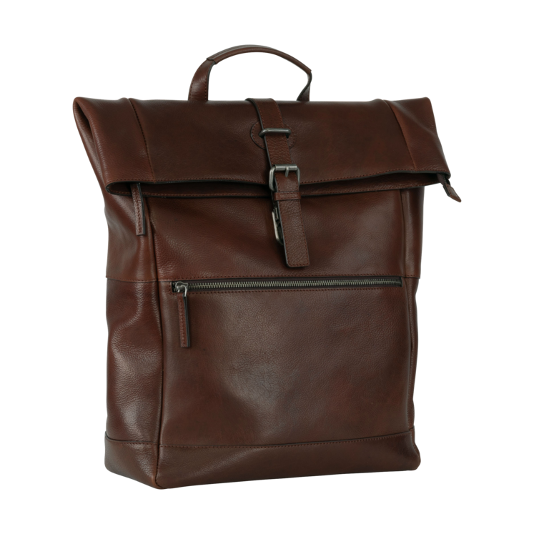 Leonhard Heyden Roma Rucksack Rolltop Braun