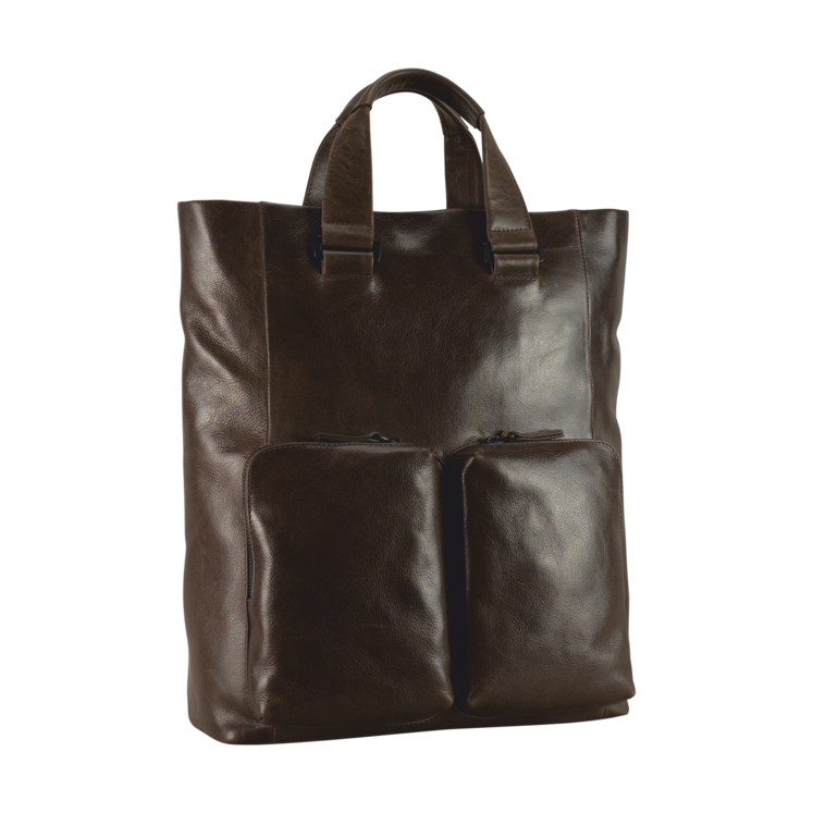 Leonhard Heyden Porto Tote Bag / Rucksack Graubraun