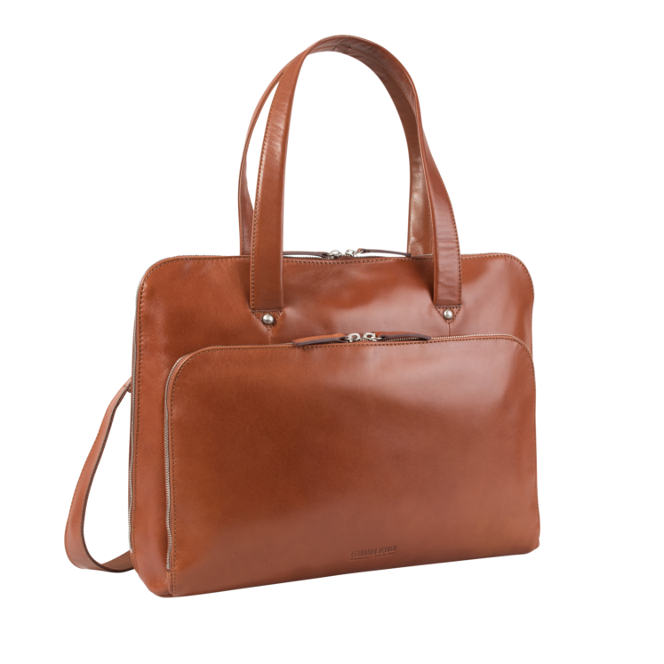 Leonhard Heyden Cambridge Damen-Businesstasche 1 Fach Cognac