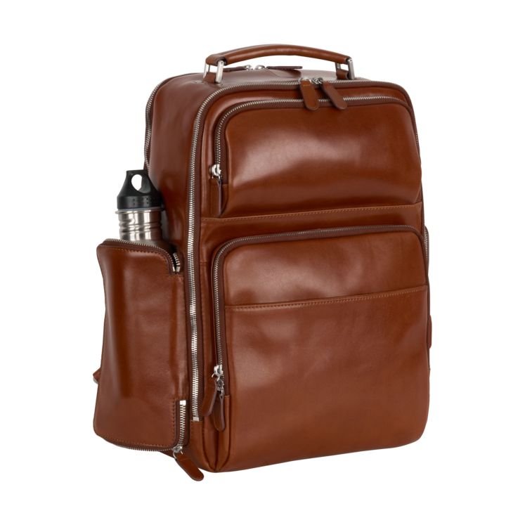 Leonhard Heyden Cambridge Business-Rucksack Cognac