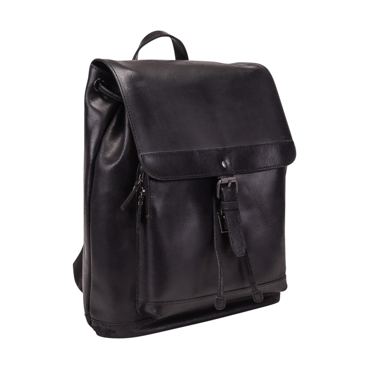 Leonhard Heyden Dakota Rucksack Schwarz